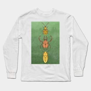 Distressed Beetles Long Sleeve T-Shirt